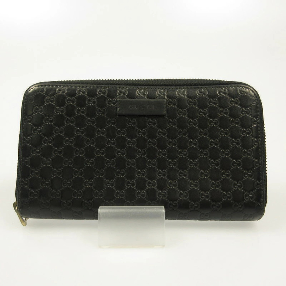 Gucci Microssima Long Wallet Black